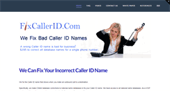 Desktop Screenshot of fixcallerid.com